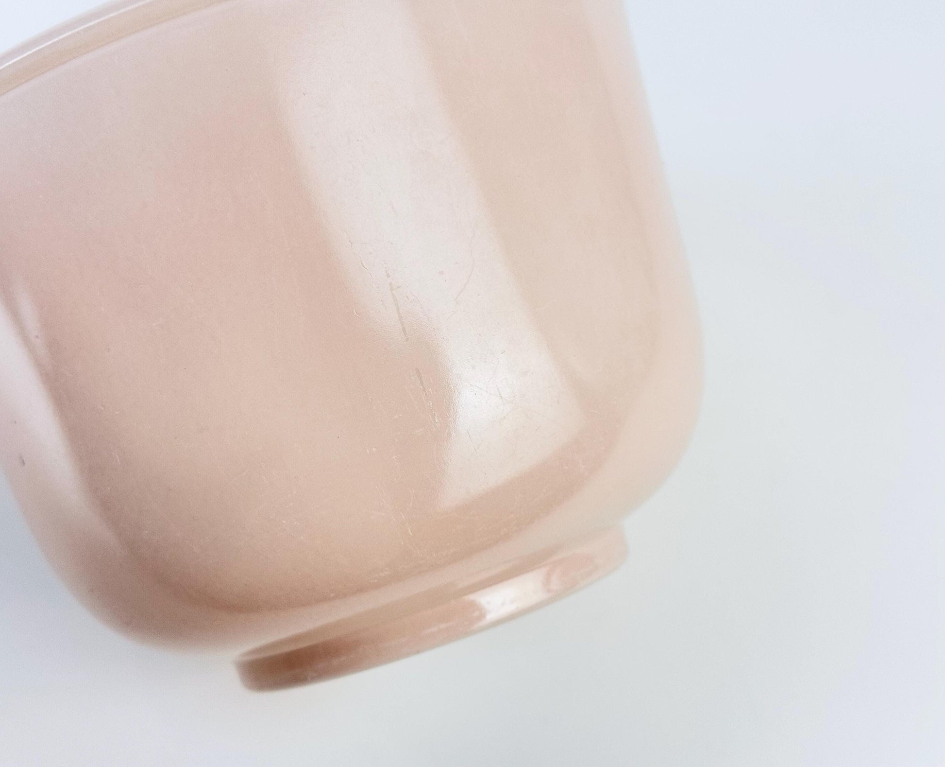 Product image for 'vintage rare 1950s pink glasbake mixing bowl for sunbeam mixmaster made in usa' (view 3362f9)