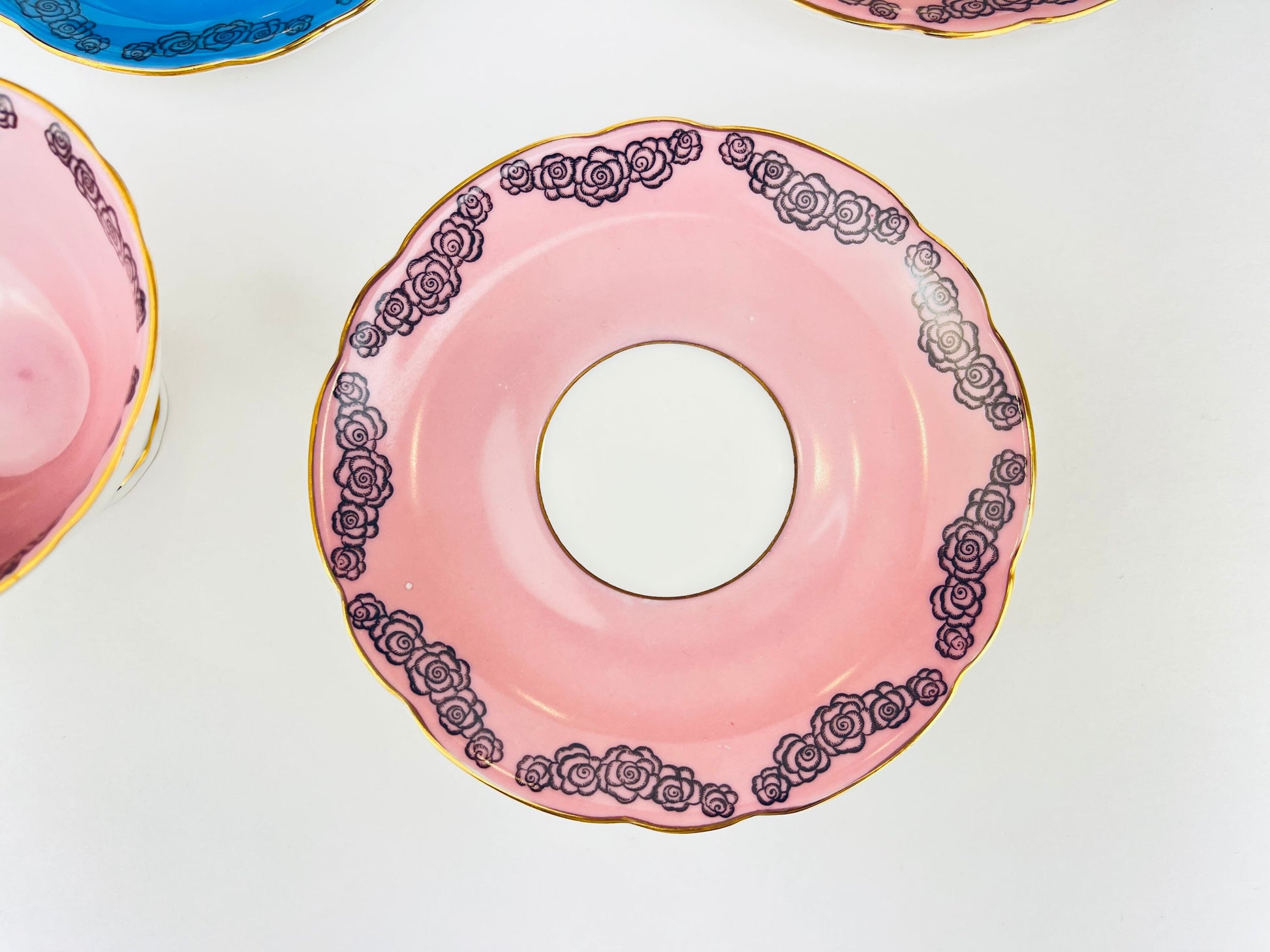 Product image for 'vintage royal bayreuth bavaria germany floral blue pink tea cup saucer sold individually' (view 10a013)