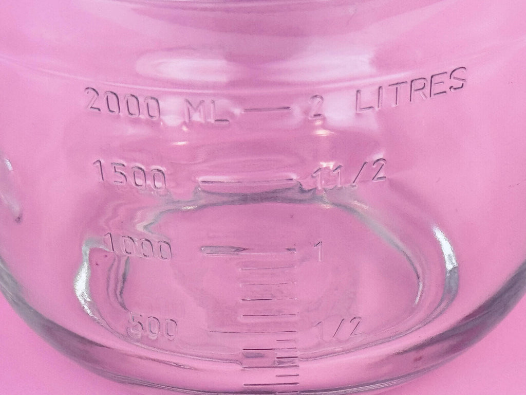 Product image for 'vintage anchor hocking measuring cup batter bowl 8 cup 2 litre metric imperial made in usa' (view 05b9d0)