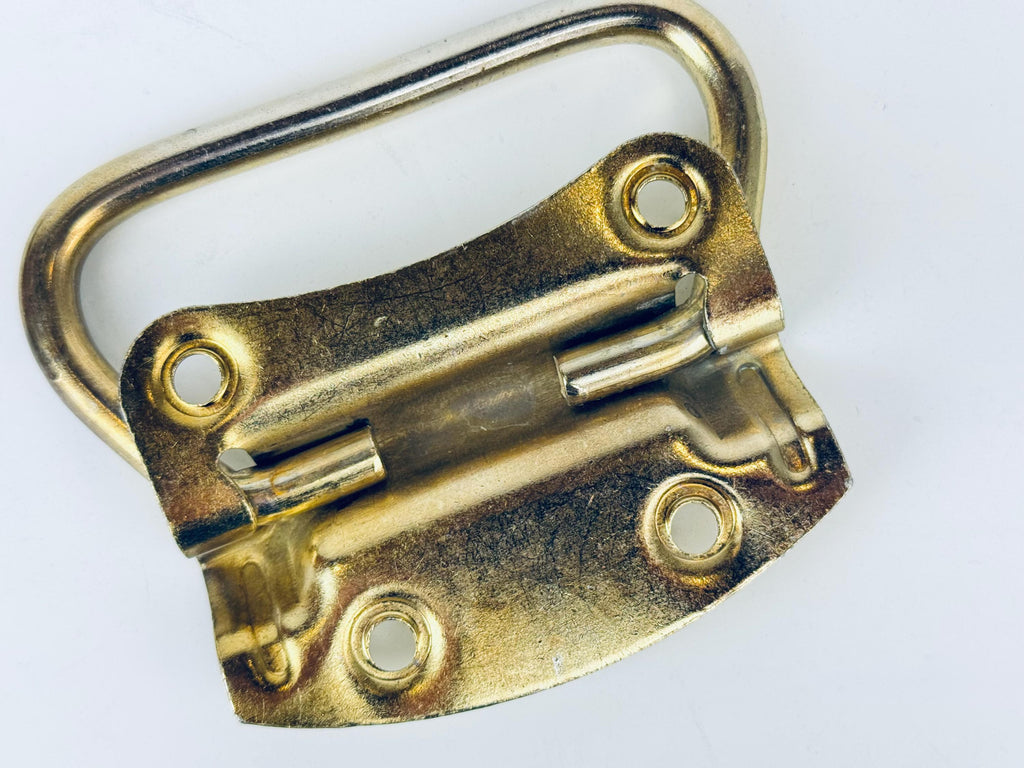 Product image for 'vintage solid brass stanley latch hardware set of two 2 made in usa' (view 6cf91d)