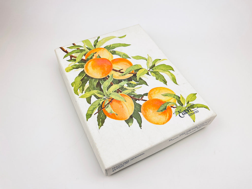 Product image for 'vintage eatons peach tree stationary greeting cards' (view f2cc01)