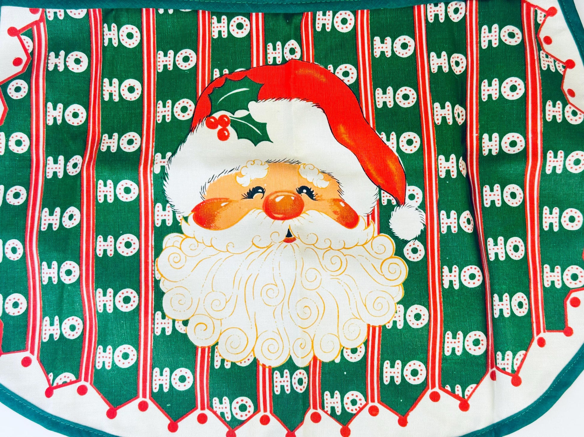 Product image for 'vintage ho ho ho santa christmas waist apron made in canada by kitchenworks' (view 2e5cae)