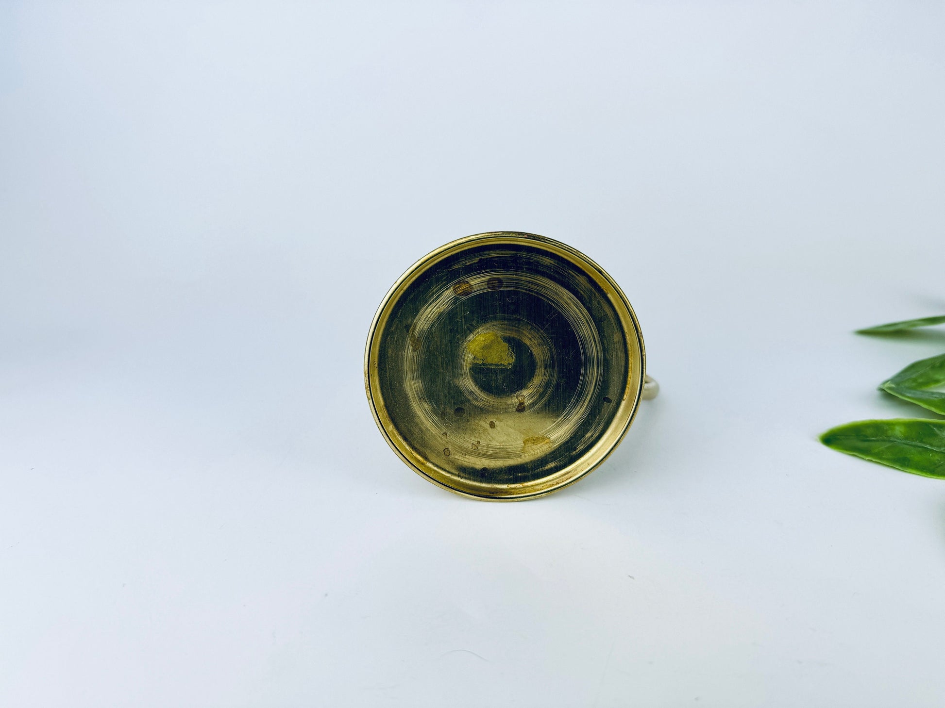 Product image for 'vintage small brass watering pitcher indoor plant waterer attractive aged metal patina' (view 807387)