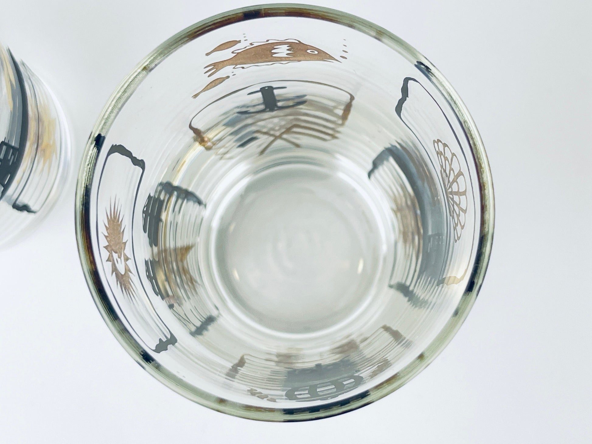 Product image for 'vintage dominion glass nautical pattern highball glasses set of two 2' (view 1d77a0)