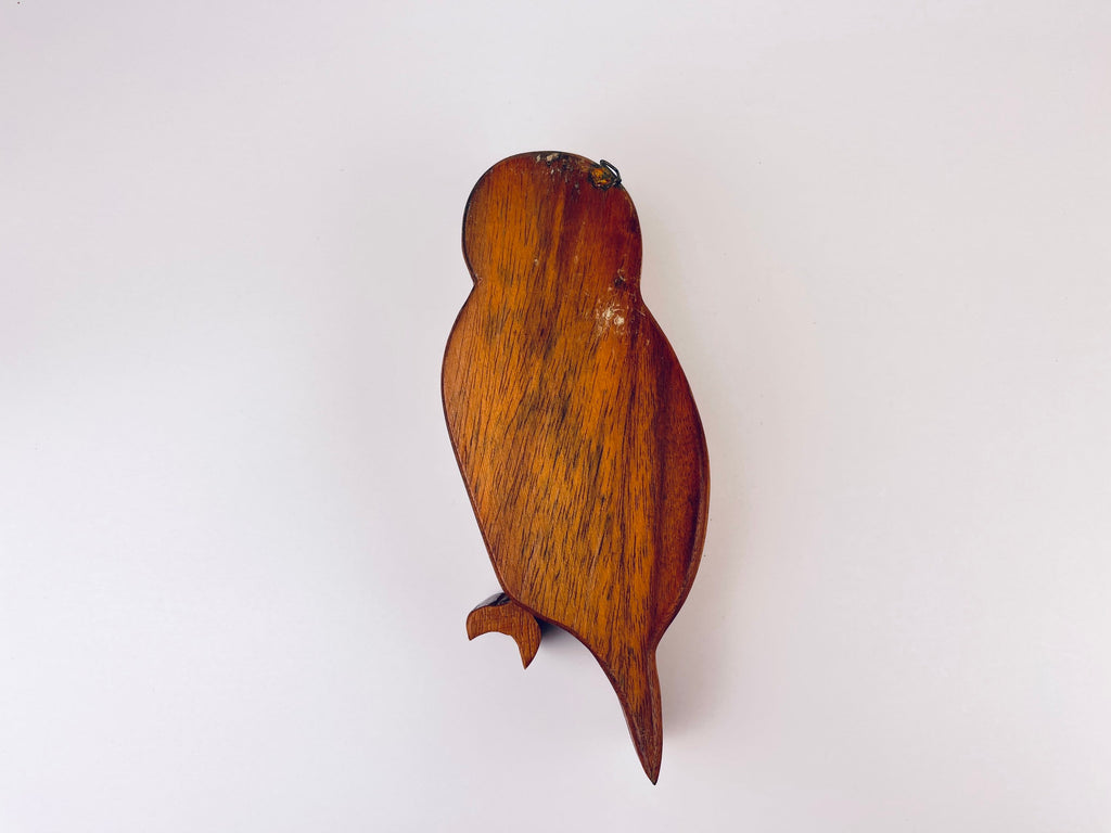 Product image for 'woodland whimsy vintage handmade owl puzzle keepsake box' (view 2a3e8e)