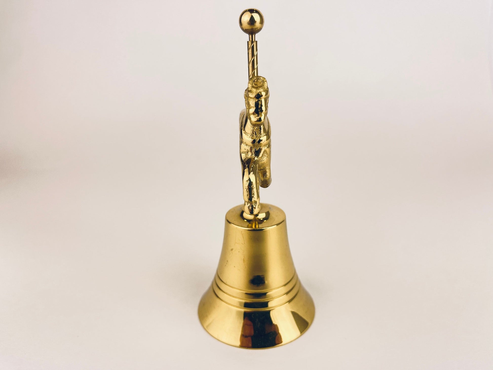 Product image for 'vintage horse carousel brass bell' (view ba6d45)