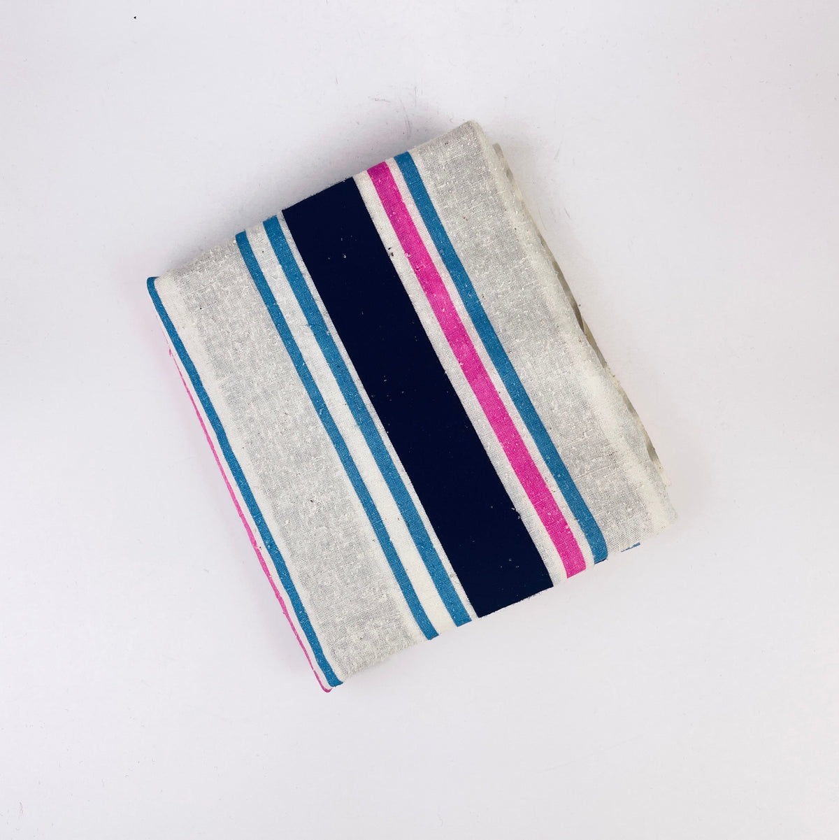 Product image for 'vintage textured striped linen polyester blend fabric 38 x 62 90s print fabric' (view 6ce2c2)