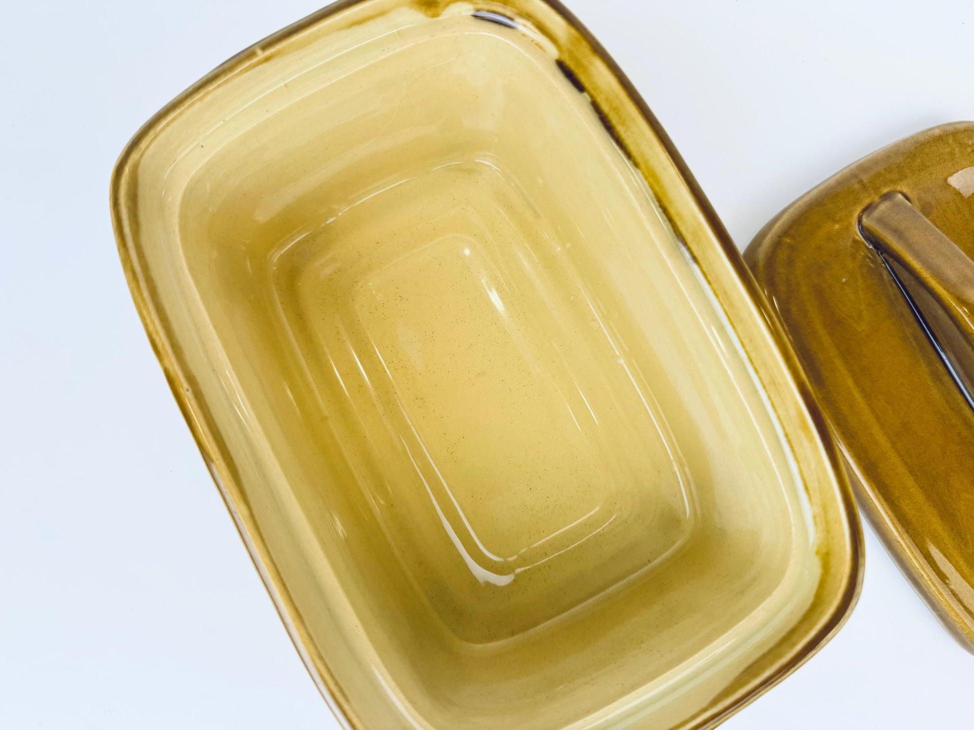 Product image for 'vintage glazed ceramic cheese butter dish granville by tg green ltd gresley church made in england' (view a6c502)