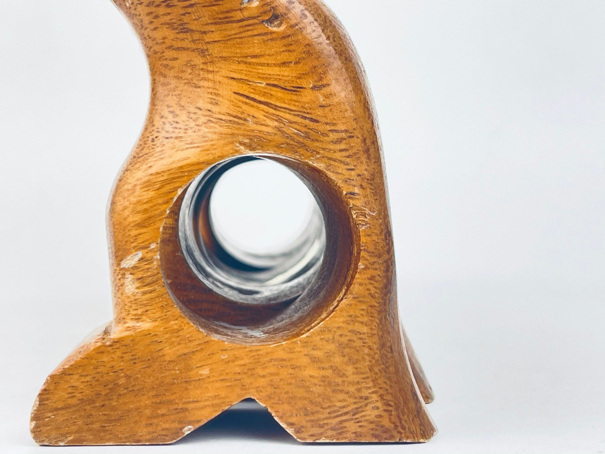 Product image for 'vintage hand carved wooden sea lion napkin ring holders set of five 5' (view aa269a)