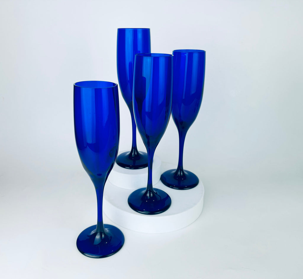Product image for 'vintage libbey fluted champagne drinking glasses sets sold separately' (view 0bdd56)