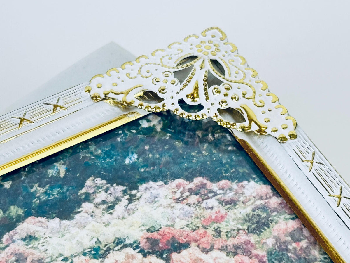 Product image for 'vintage ornate filigree square picture frames 3 x 3 new old stock sold separately' (view b37cd5)