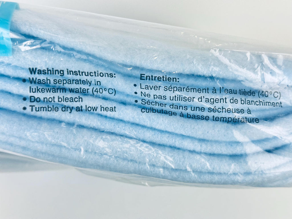 Product image for 'vintage arctic blue twin blanket satin ribbon trim new old stock nos made in canada by esmond' (view cf2764)