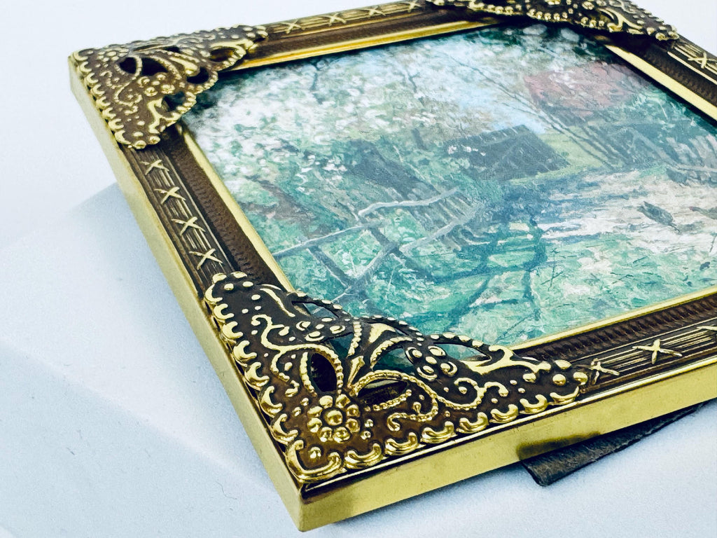 Product image for 'vintage ornate filigree square picture frames 3 x 3 new old stock sold separately' (view 3e5b96)