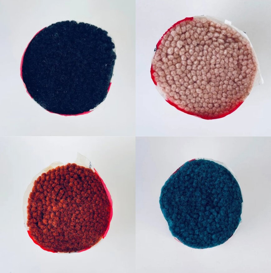 Product image for 'vintage wool rug yarn bouquet carpette spinrite yarns pure virgin wool mothproof 320 pieces canada made packages sold separately' (view b272ec)