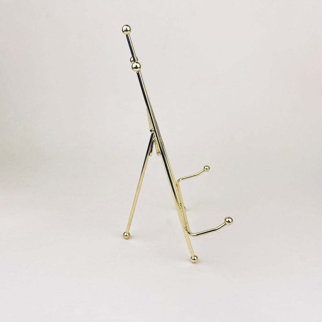 Product image for 'vintage gold collapsible small easel picture sheet music holder' (view 3f4496)