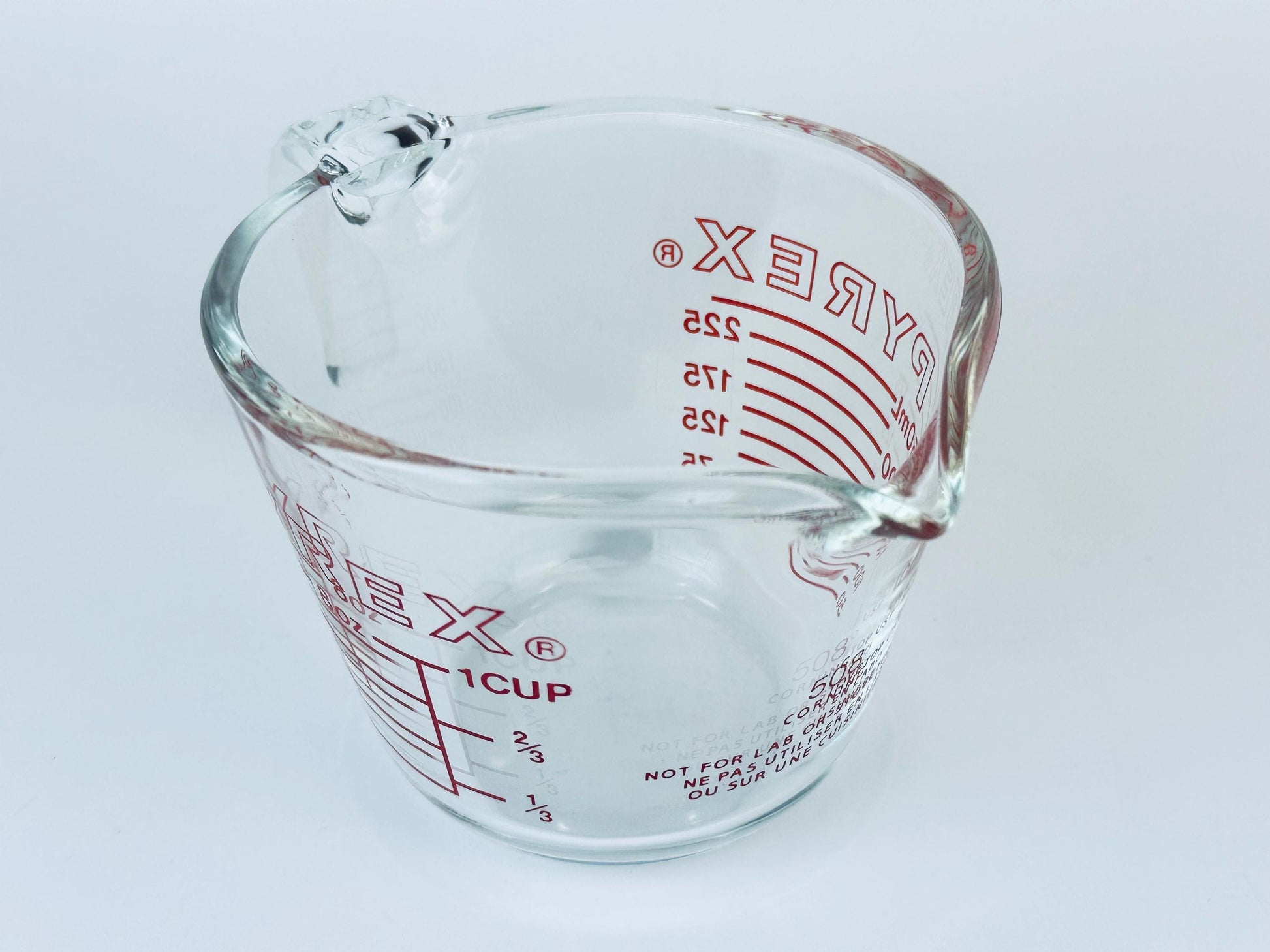 Product image for 'vintage pyrex 508 glass measuring cup 1 cup 250 ml metric imperial system made in usa' (view 412890)