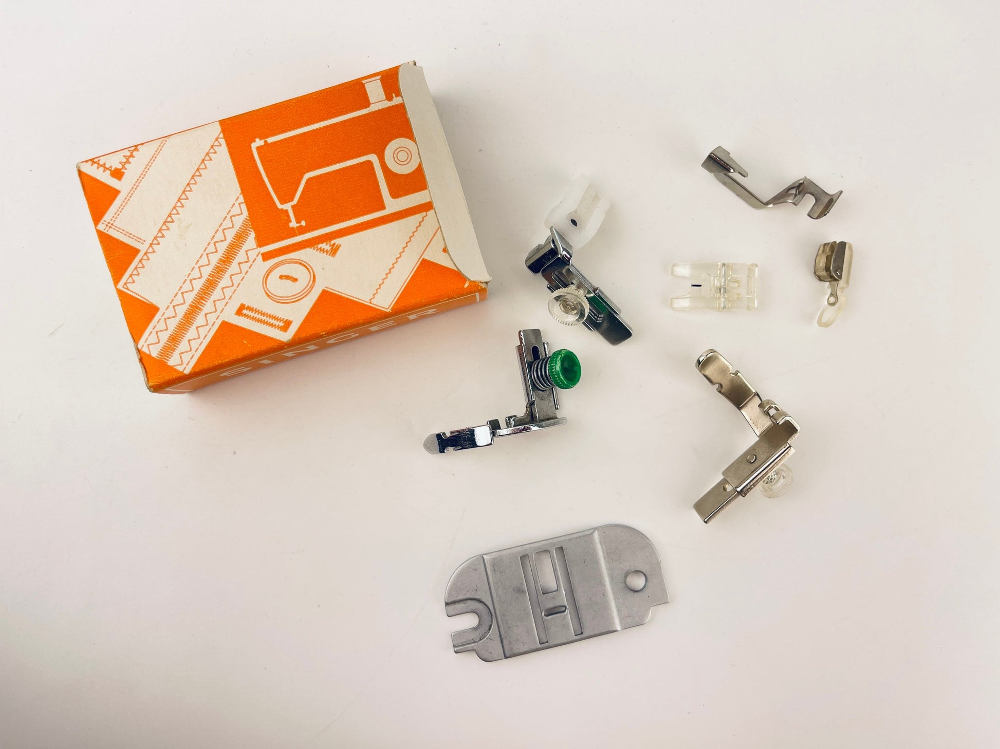 Product image for 'vintage singer needle plate presser foot parts model no 381087 box included' (view bc0a4a)