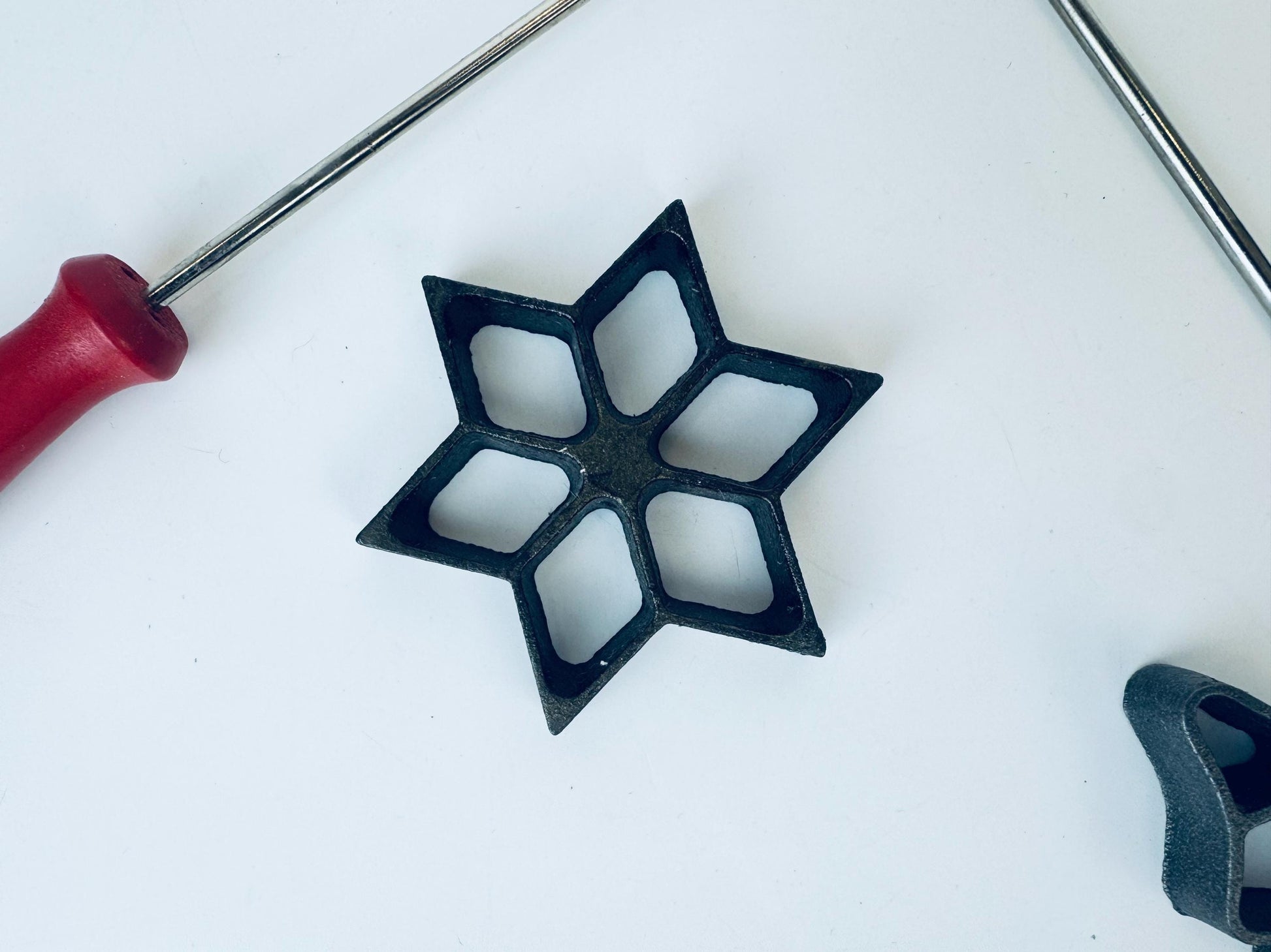 Product image for 'vintage rosette iron shortbread sugar cookie press' (view 0831c4)