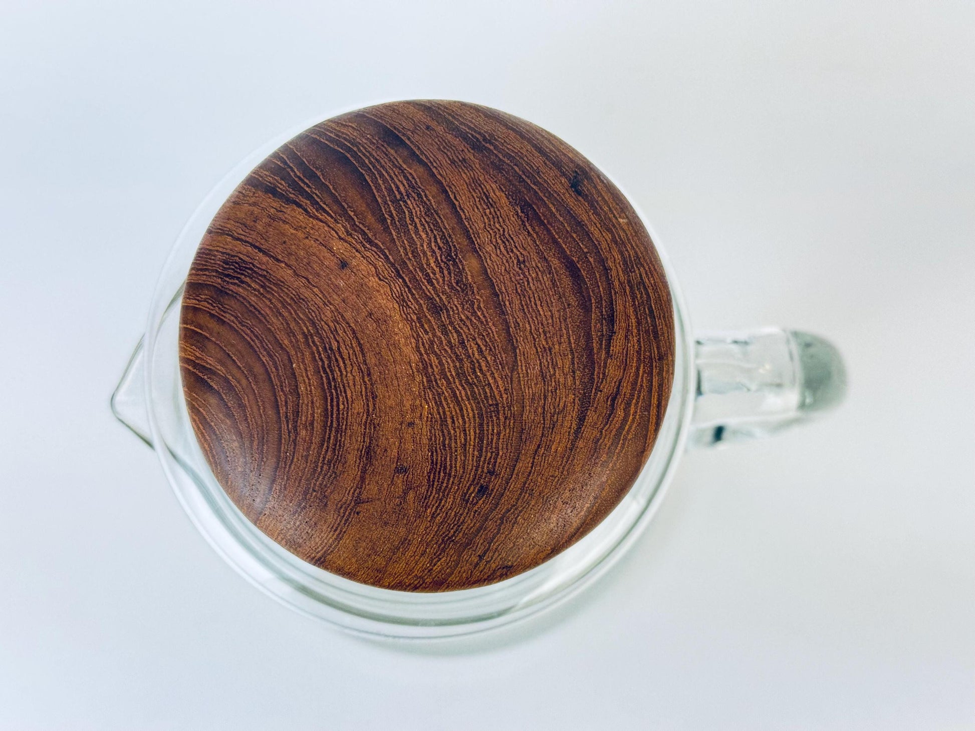 Product image for 'vintage teak wood glass pitcher with chiller insert made in thailand by winsome' (view 3d2447)