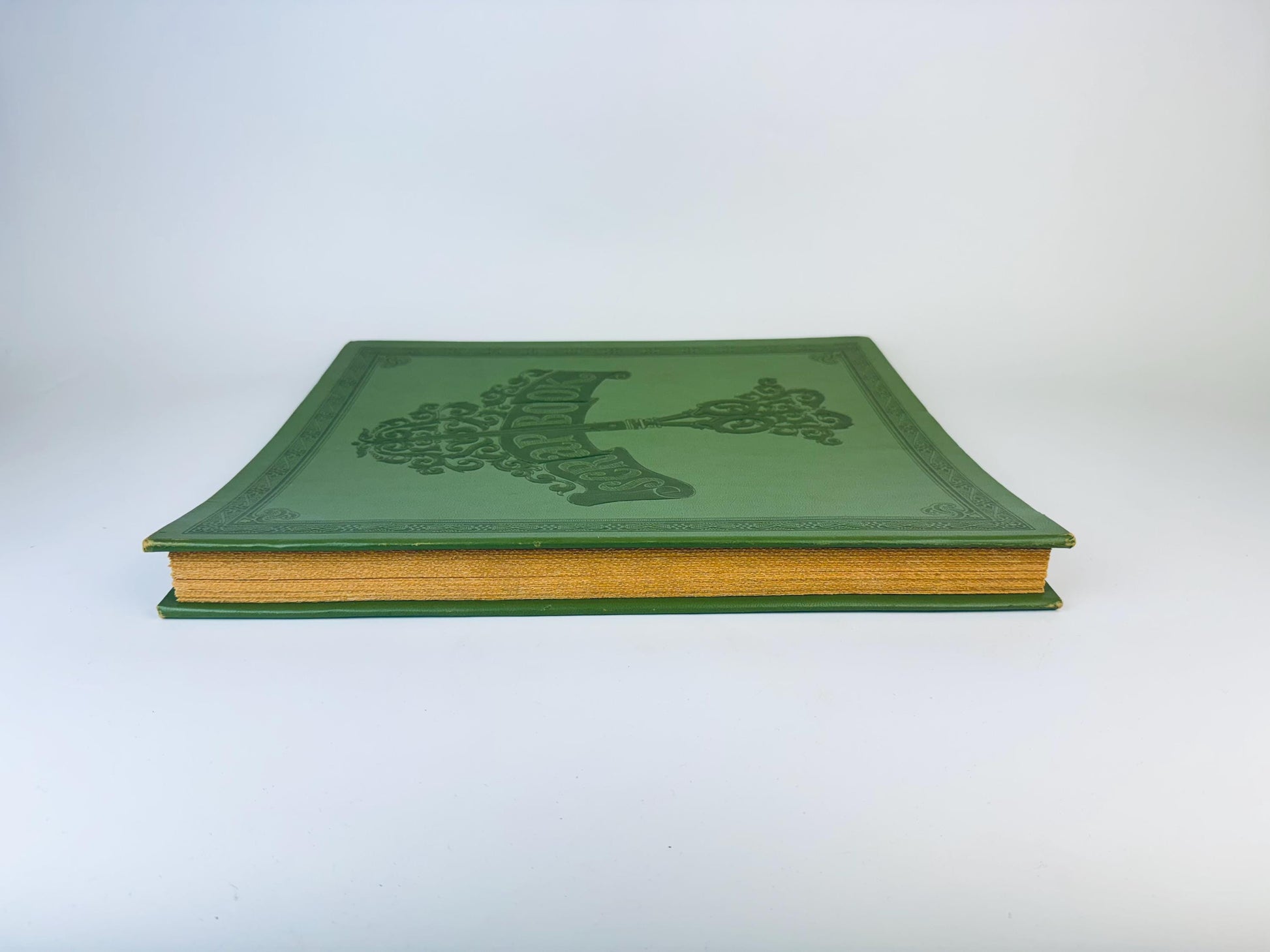 Product image for 'vintage oversized green scrapbook new old stock nos' (view c74991)