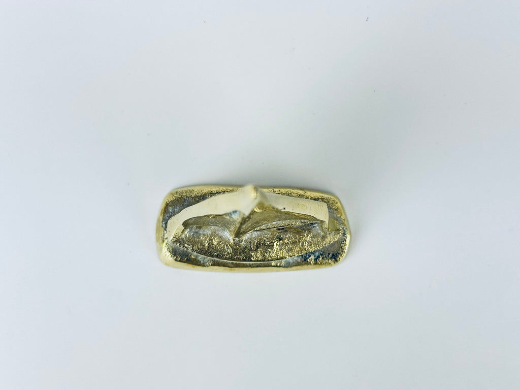 Product image for 'vintage solid brass sailboat figurine attractive aged metal patina' (view 0768eb)
