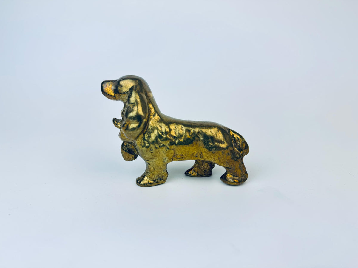 Product image for 'vintage solid brass cocker spaniel dog figurine sculpture' (view dd94f5)