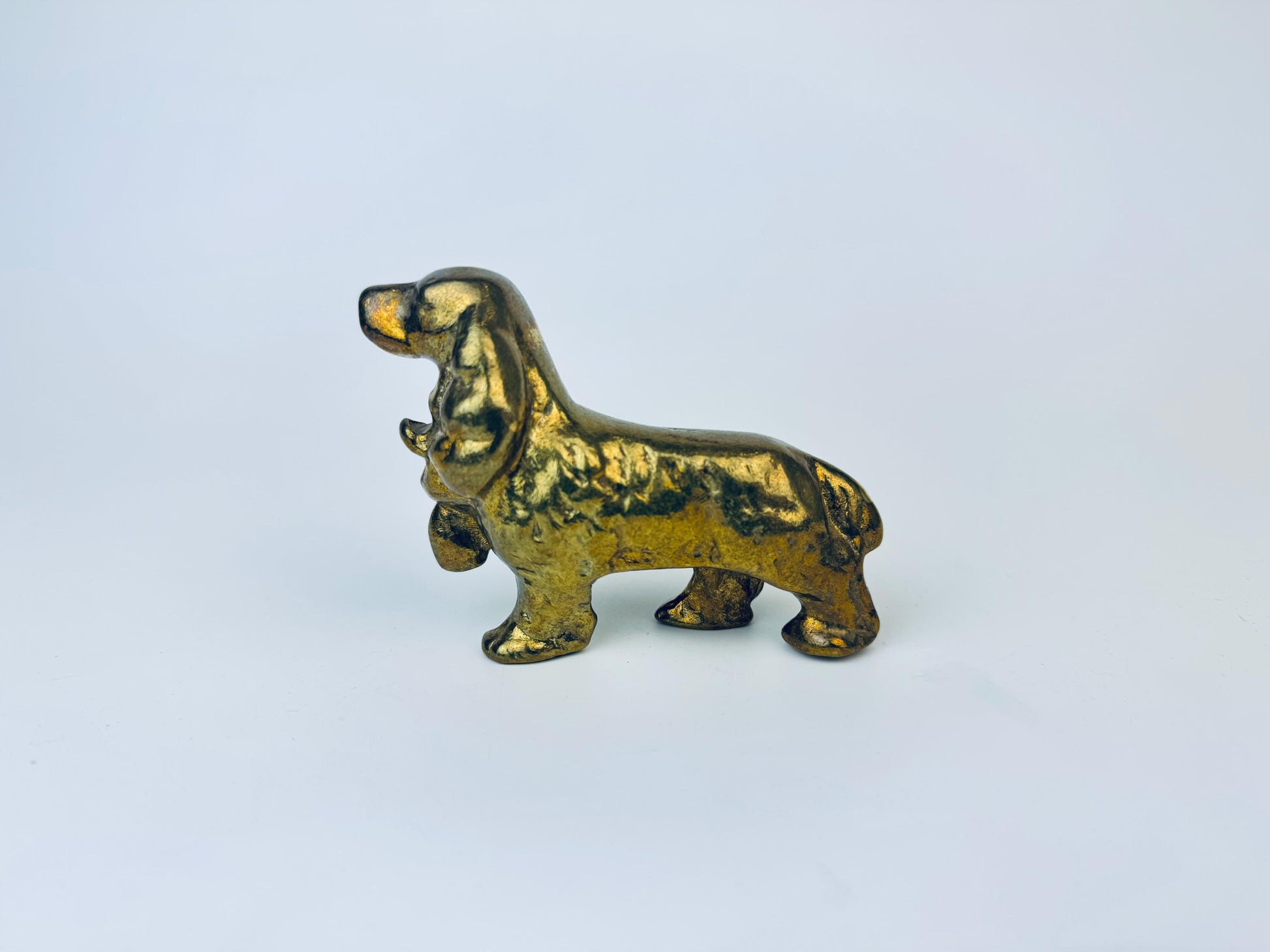 Product image for 'vintage solid brass cocker spaniel dog figurine sculpture' (view dd94f5)