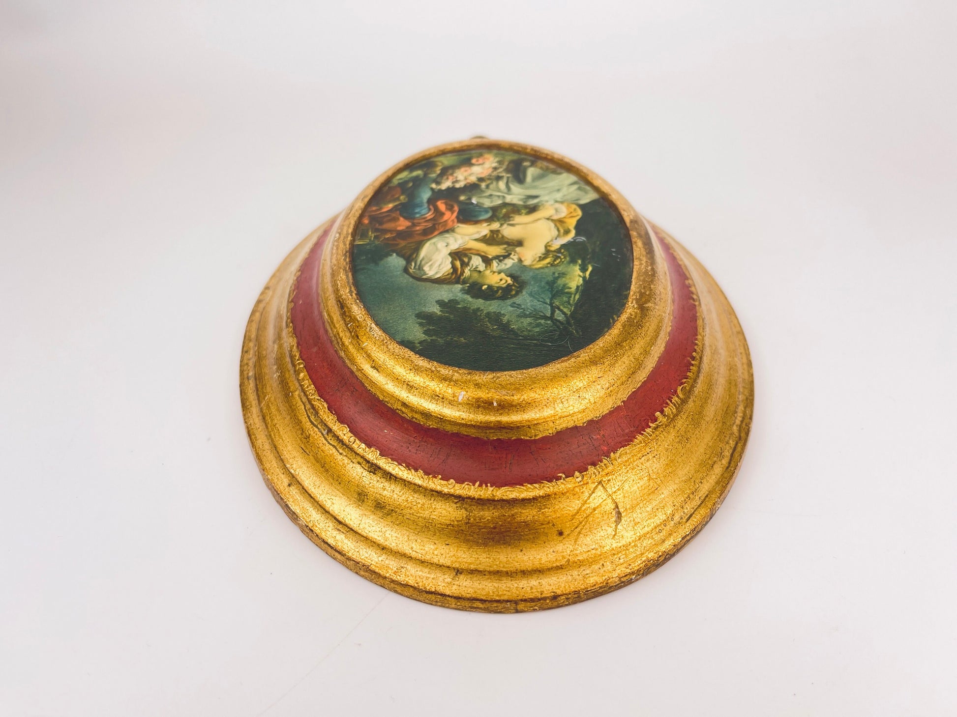 Product image for 'vintage swiss musical movement wall mounted oval art made in switzerland laras theme reuge doctor zhivago' (view c99d6f)