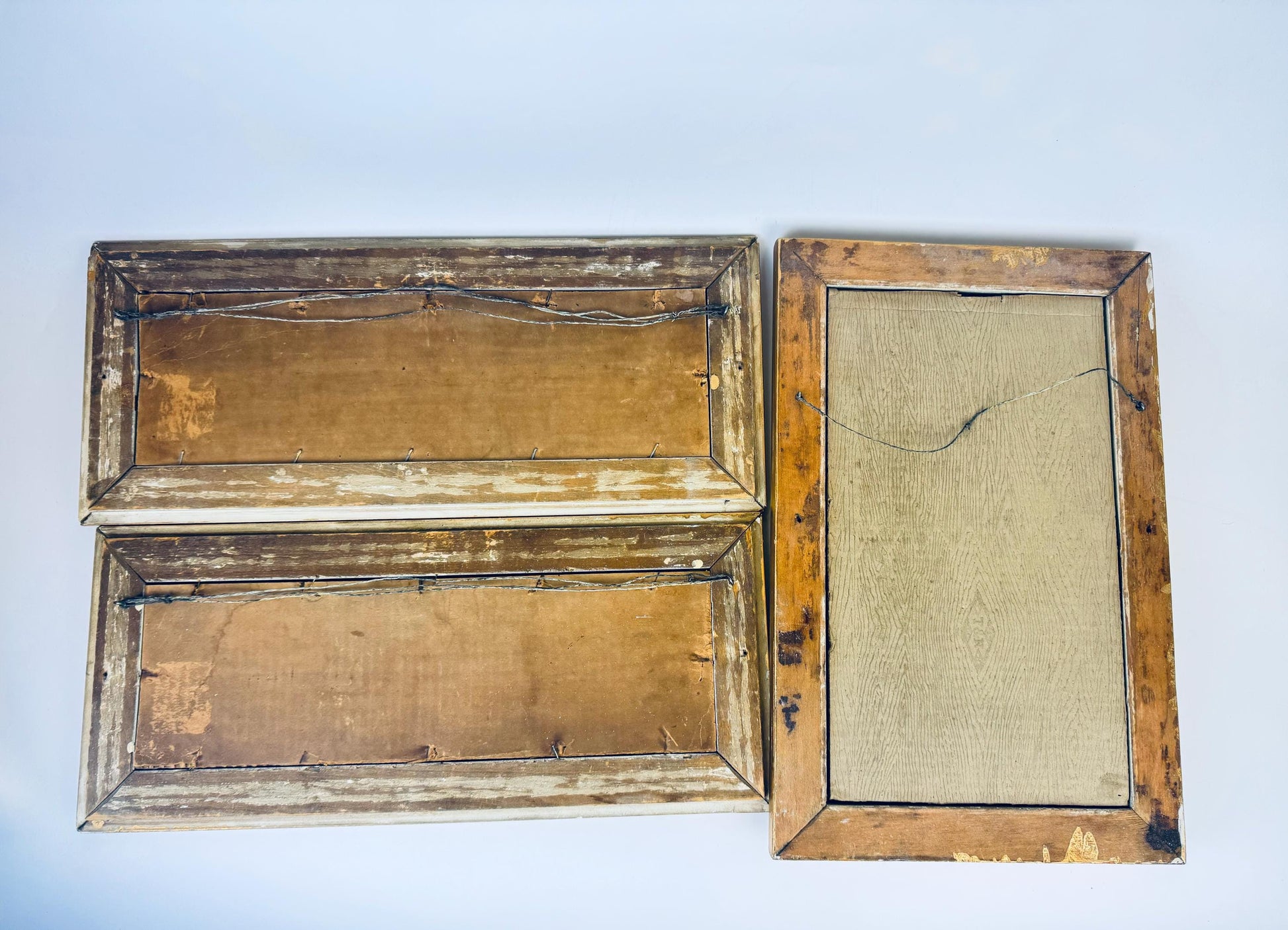 Product image for 'vintage ornate gold painted wooden wall mounted landscape art sold separately' (view c3453f)