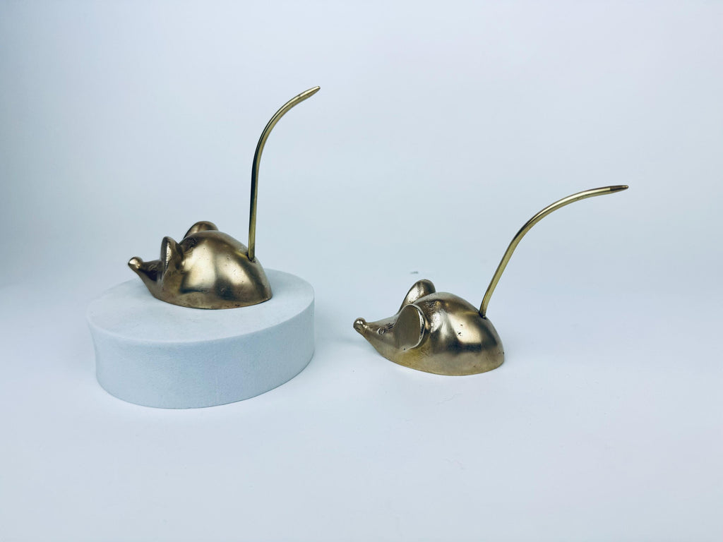 Product image for 'vintage brass mice jewellery holder set of two 2' (view 708ee4)