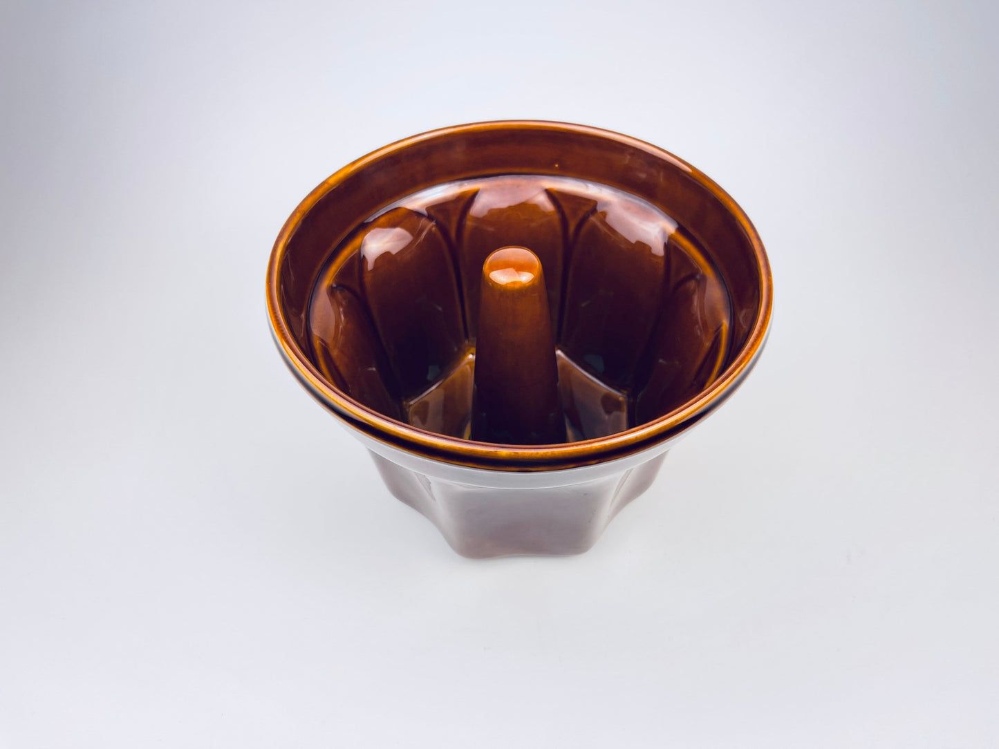 Product image for 'vintage williams sonoma monkey bread mold brown drip glaze ceramic' (view 1d5958)
