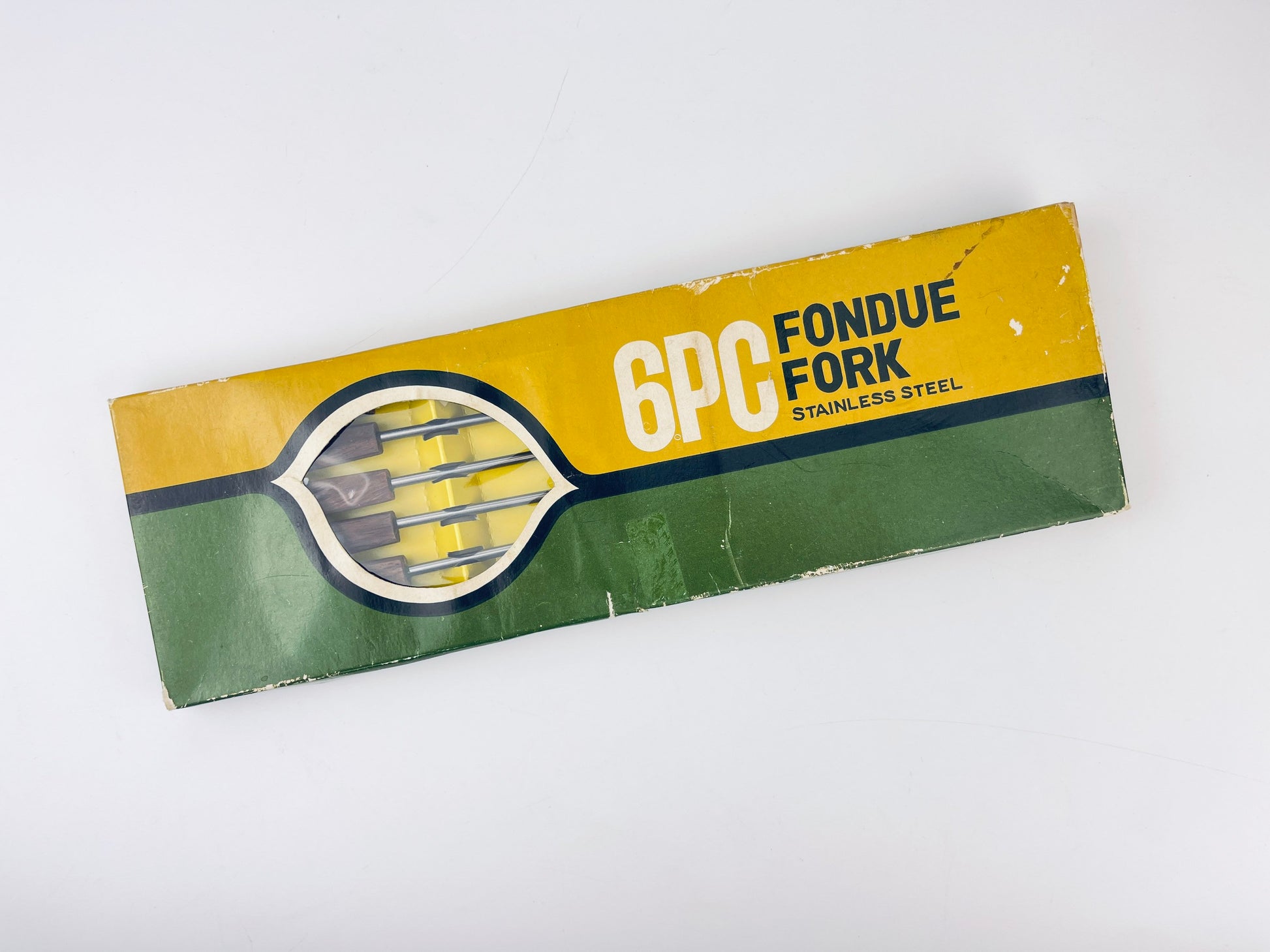 Product image for 'vintage fondue forks wood stainless steel japan metal skewers set of six 6' (view 157c72)