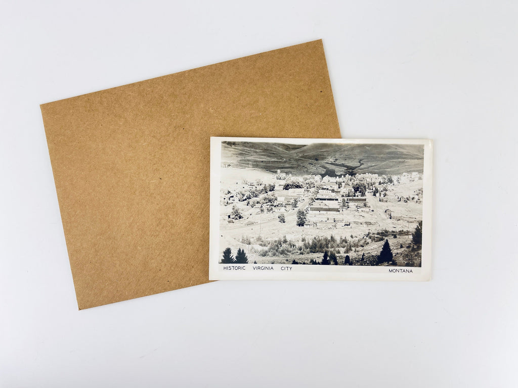 Product image for 'vintage historic virginia city montana postcard kodak paper printed black white' (view 7725ec)