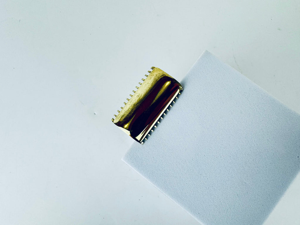 Product image for 'vintage antique gold silver metal razor blade mens shaving' (view 5beb13)