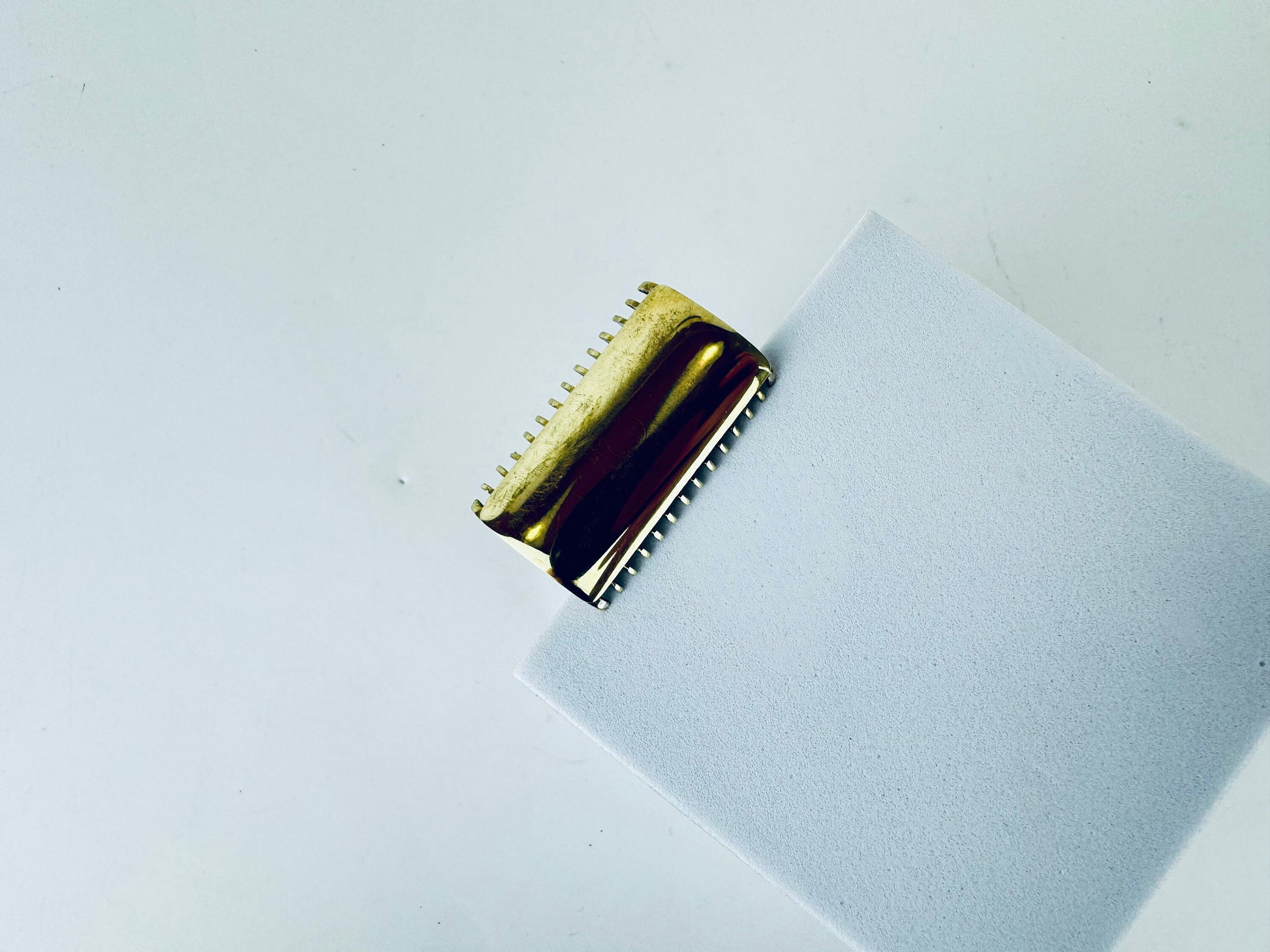 Product image for 'vintage antique gold silver metal razor blade mens shaving' (view 5beb13)