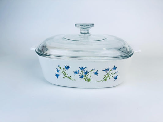 Product image for 'vintage blue dusk corning ware casserole dish 2 qt l capacity made in canada' (view b5cb79)
