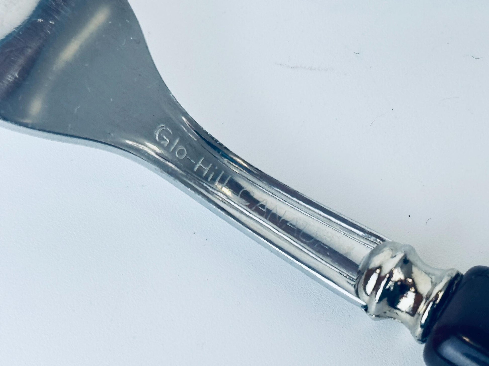 Product image for 'vintage gh glo hill fork set stainless steel bakelite handle set set of six 6' (view e1317c)