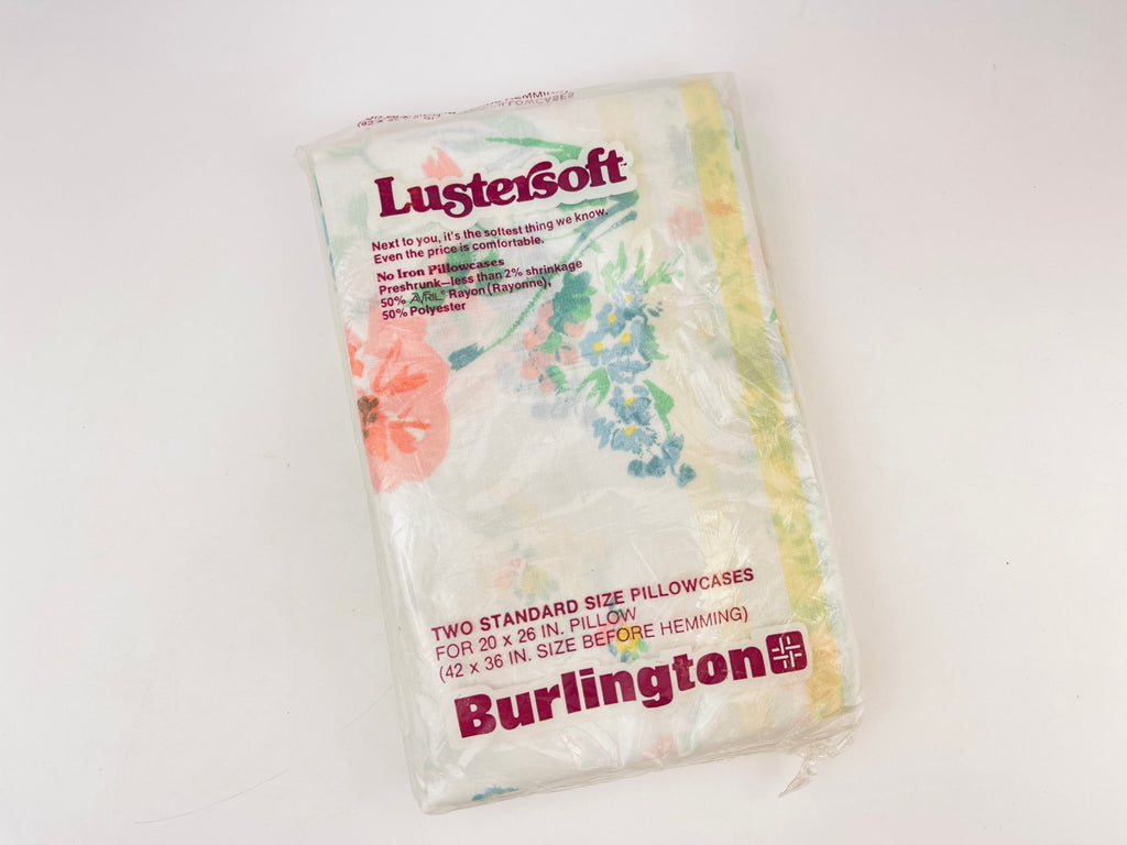 Product image for 'vintage burlington lustersoft full double flat sheet pillow case new old stock nos made in canada sold separately' (view 096ad8)