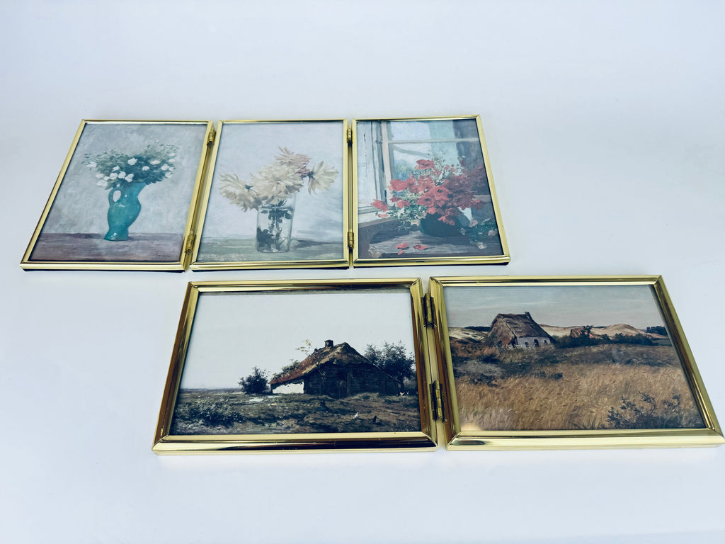 Product image for 'vintage gold solid brass tabletop picture frame book made in korea sold separately' (view 9f0fe9)