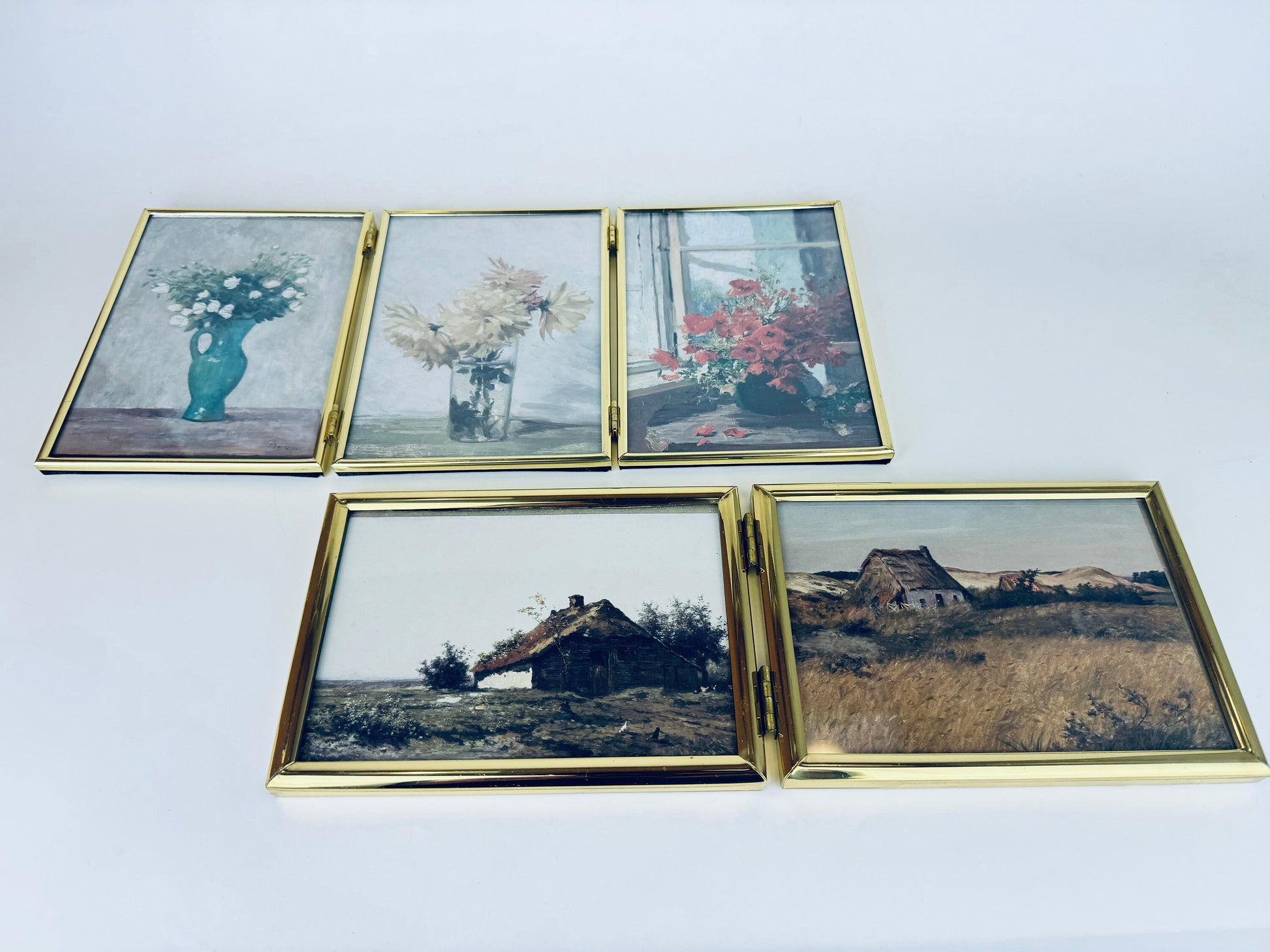Product image for 'vintage gold solid brass tabletop picture frame book made in korea sold separately' (view 9f0fe9)