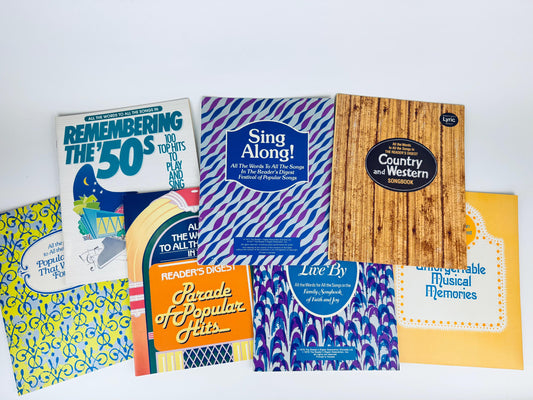 Product image for 'vintage readers digest songbooks sold separately' (view f61fb4)