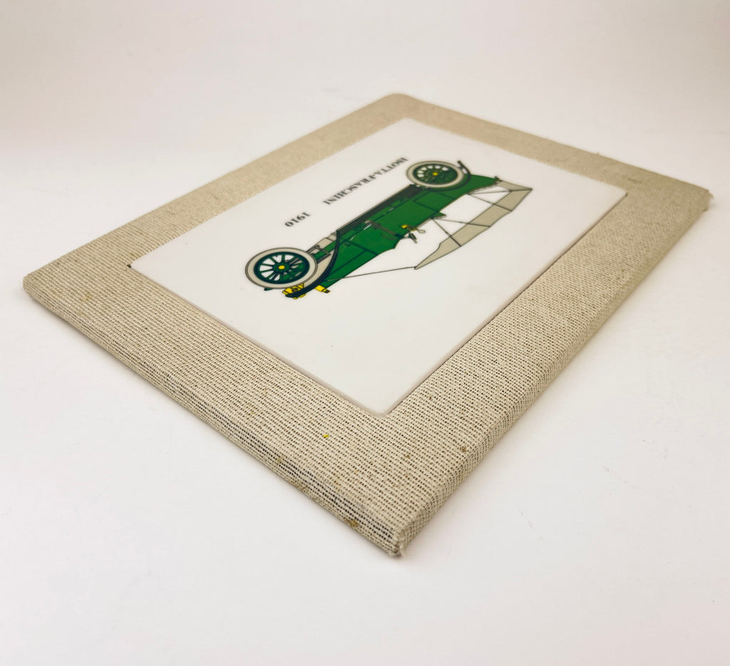 Product image for 'vintage isotta fraschini 1910 car wall art made in italy by mebel' (view c3da42)