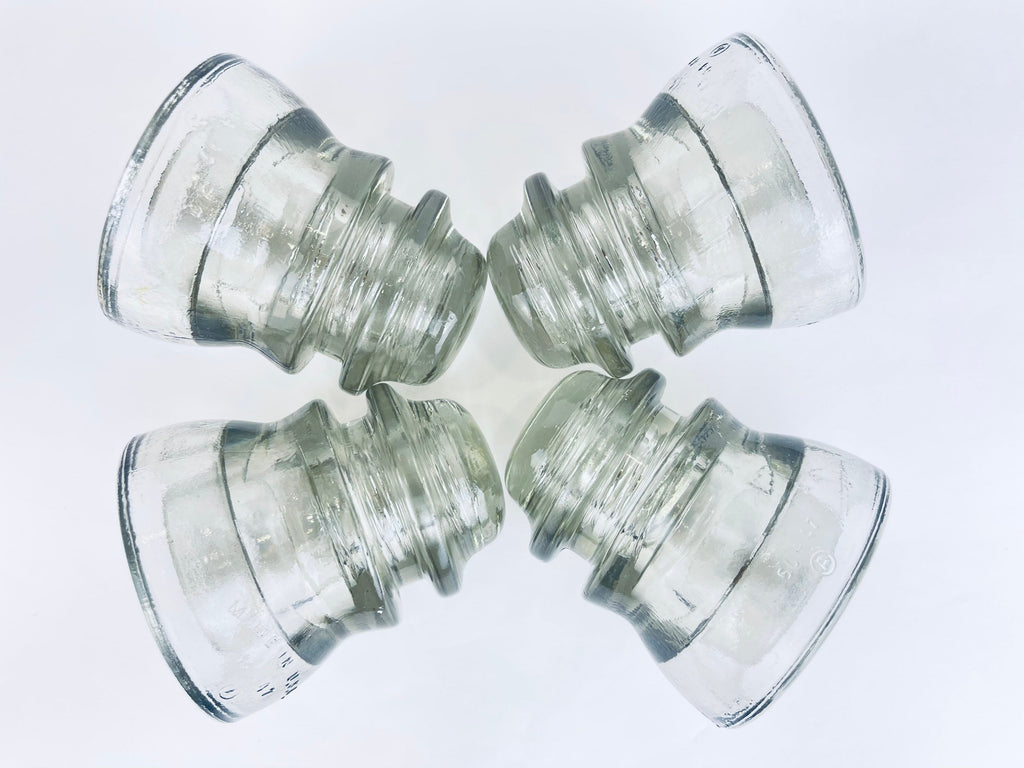 Product image for 'vintage whithall tatum heavy clear glass insulator made in usa sold separately' (view 6a135f)