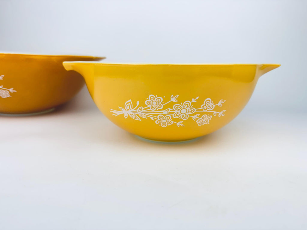 Product image for 'vintage pyrex butterfly gold cinderella mixing bowls 443 444 made in usa sold separately' (view 40fa65)