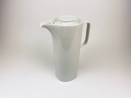 Product image for 'vintage suisse langenthal white porcelain tea kettle swiss minimalist design' (view f55ffd)