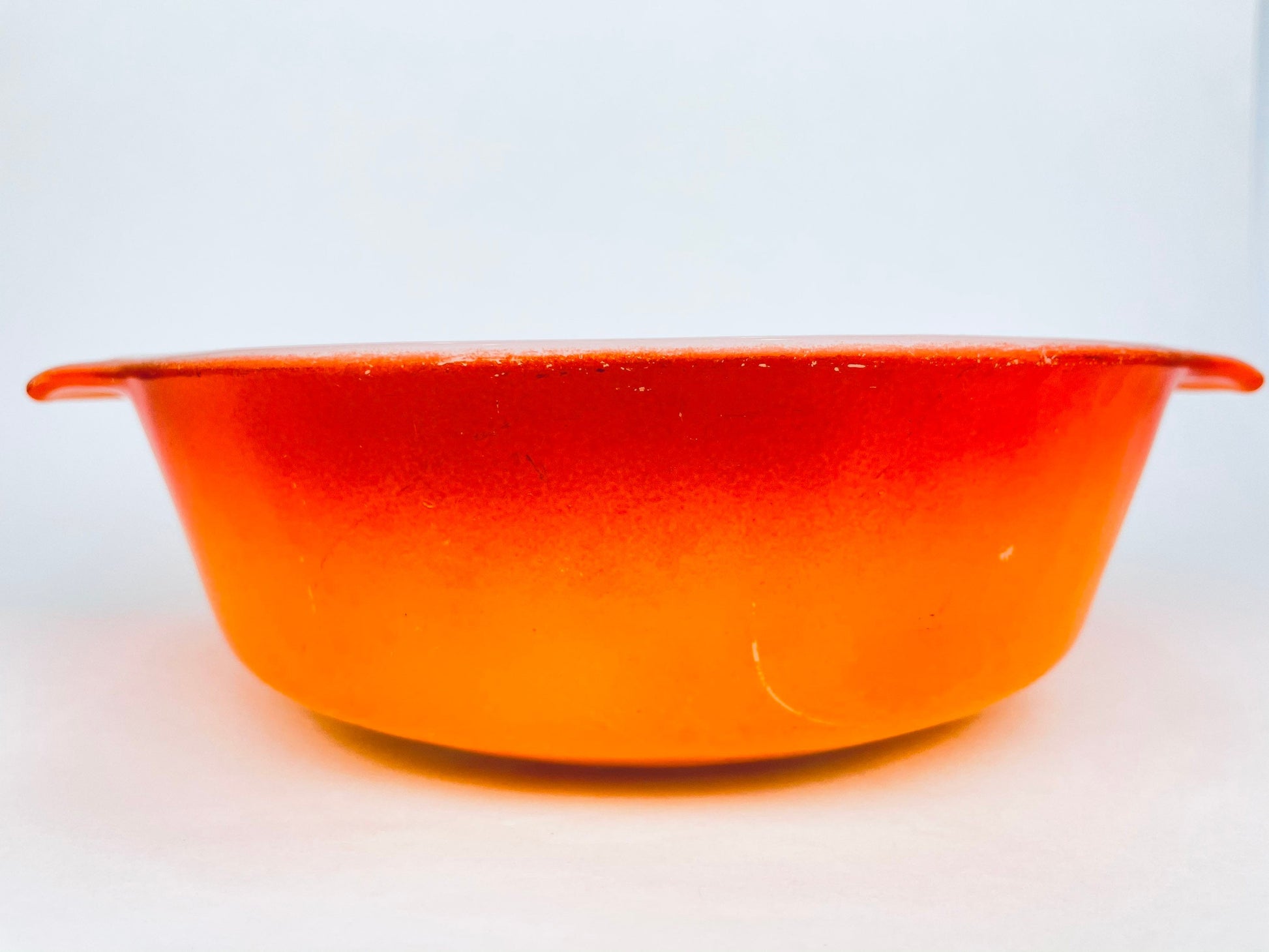 Product image for 'vintage orange ombre glass casserole dish 437 1 1 2 qt fire king anchor hocking made in usa' (view 74ef95)