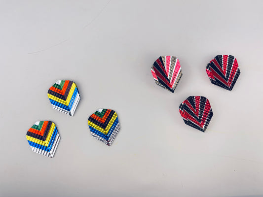 Product image for 'vintage dimplex dart flights pack of three 3 made in uk' (view fdf97c)