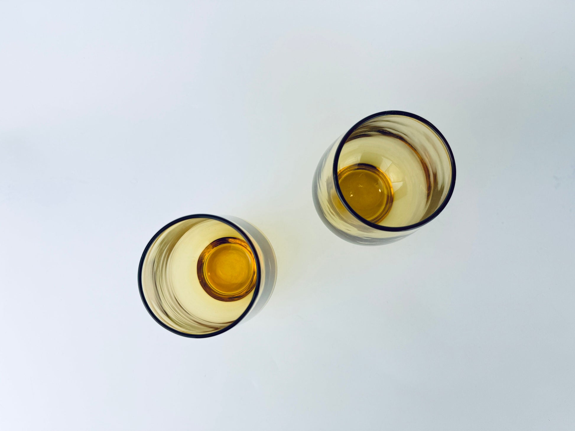 Product image for 'vintage libbey tempo amber glassware barware gift set sold separately' (view bec997)