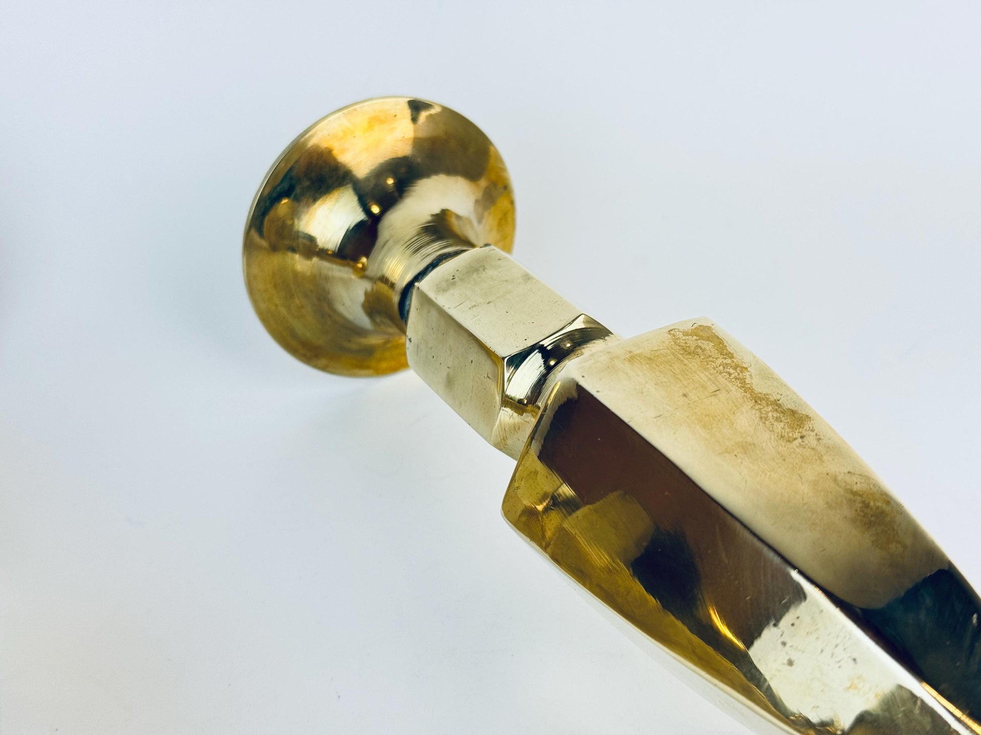 Product image for 'vintage 1980s tall regal brass candlestick holders set of 2 11 6 heavyweight elegance' (view 17e863)