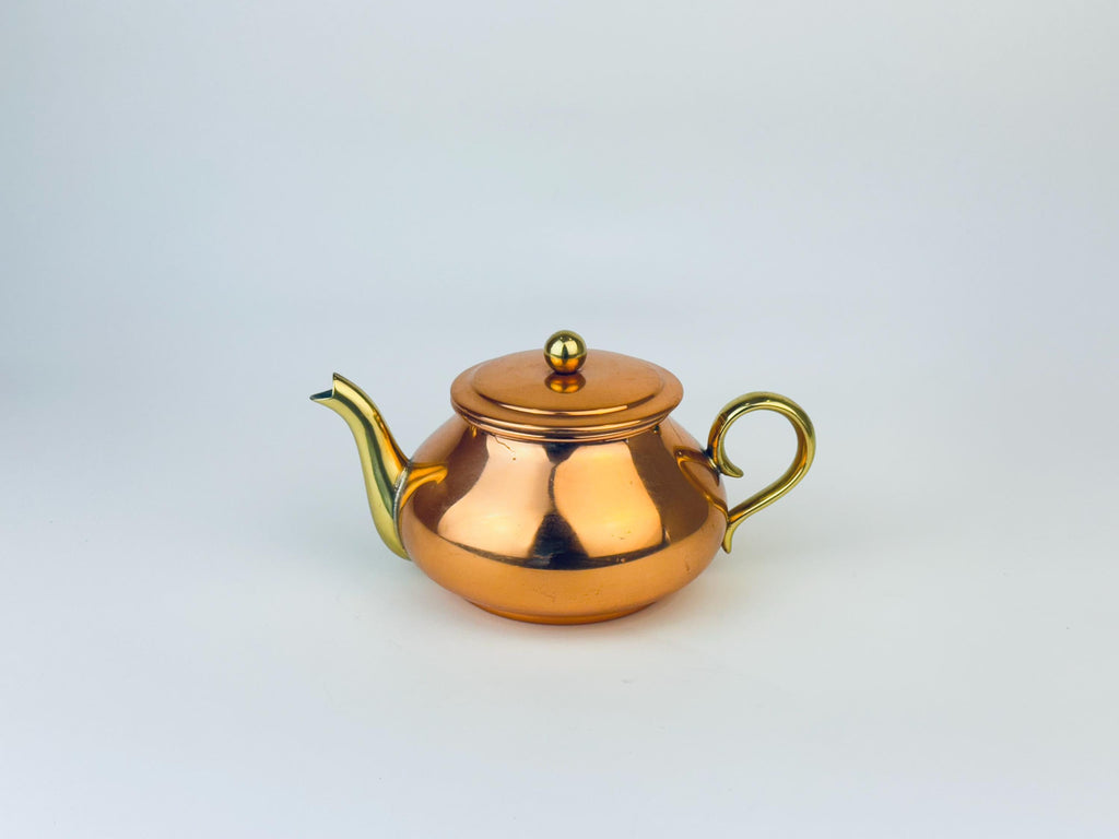 Product image for 'vintage tagus copper brass small teapot made in portugal' (view d94866)